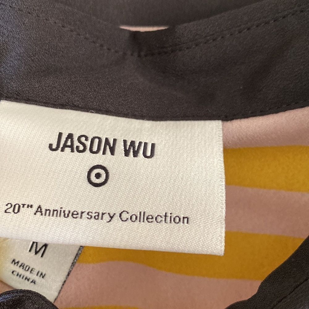 Jason Wu Medium Striped Mod Collar Sleeveless But… - image 6